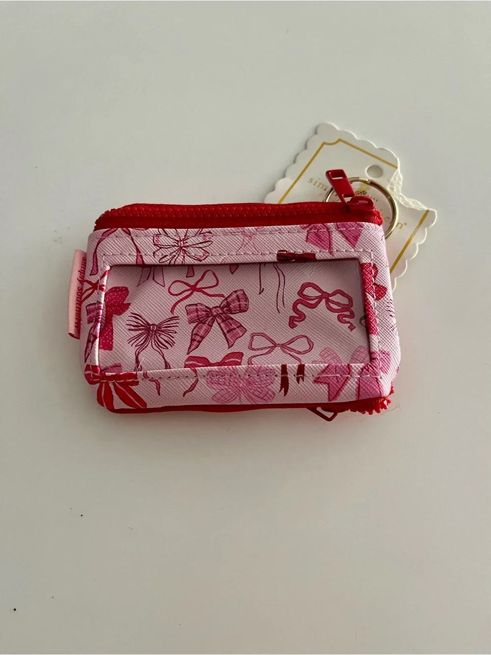 Simply Southern Pink Bow Wallet/Coin Purse NEW